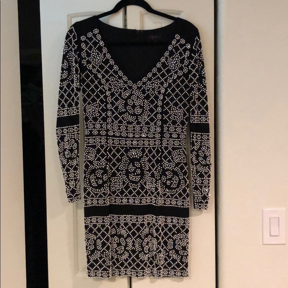 AQUA by Bloomingdales Beaded Dress